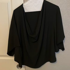 Vici Drape Front Blouse